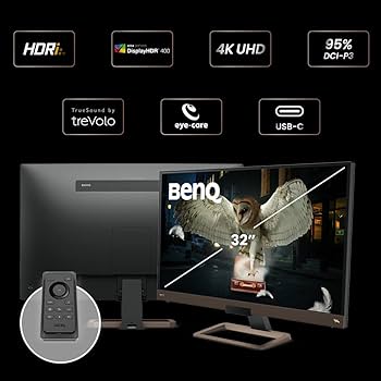 Amazon.com: BenQ EW3280U 32 inch 4K Monitor | IPS | Multi Media