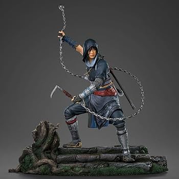 アサシンクリード シャドウズ 奈緒江と弥助のフィギュア Amazon.co.jp