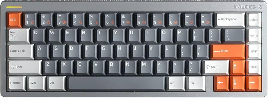 Amazon.com: nuphy Halo65 HE Rapid Trigger Gaming Keyboard, 65