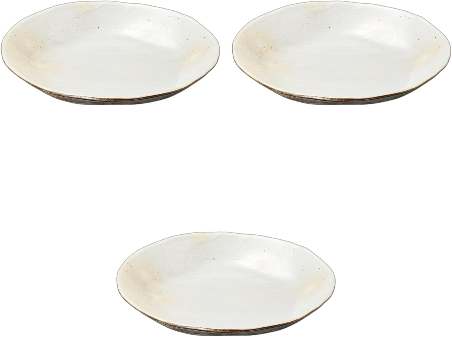 坂田甚内作 灰釉波紋長皿 懐石料理 送料込み250611 坂田甚内作 坂田