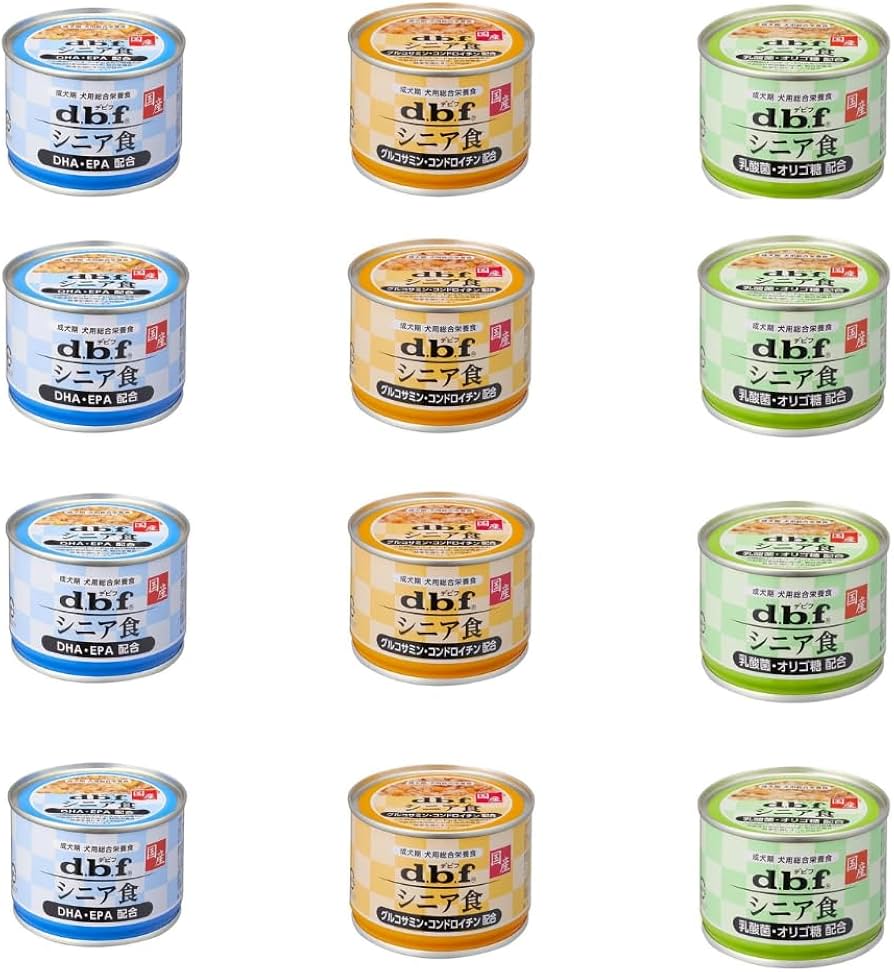 Amazon.co.jp: デビフ シニア食 150g 3種 各4缶（計12缶