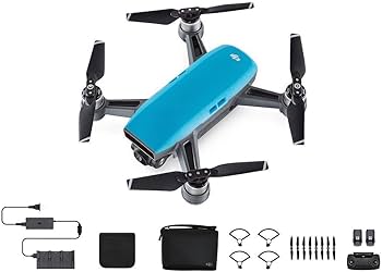 Amazon.com: DJI Spark, Fly More Combo, Sky Blue : Toys & Games