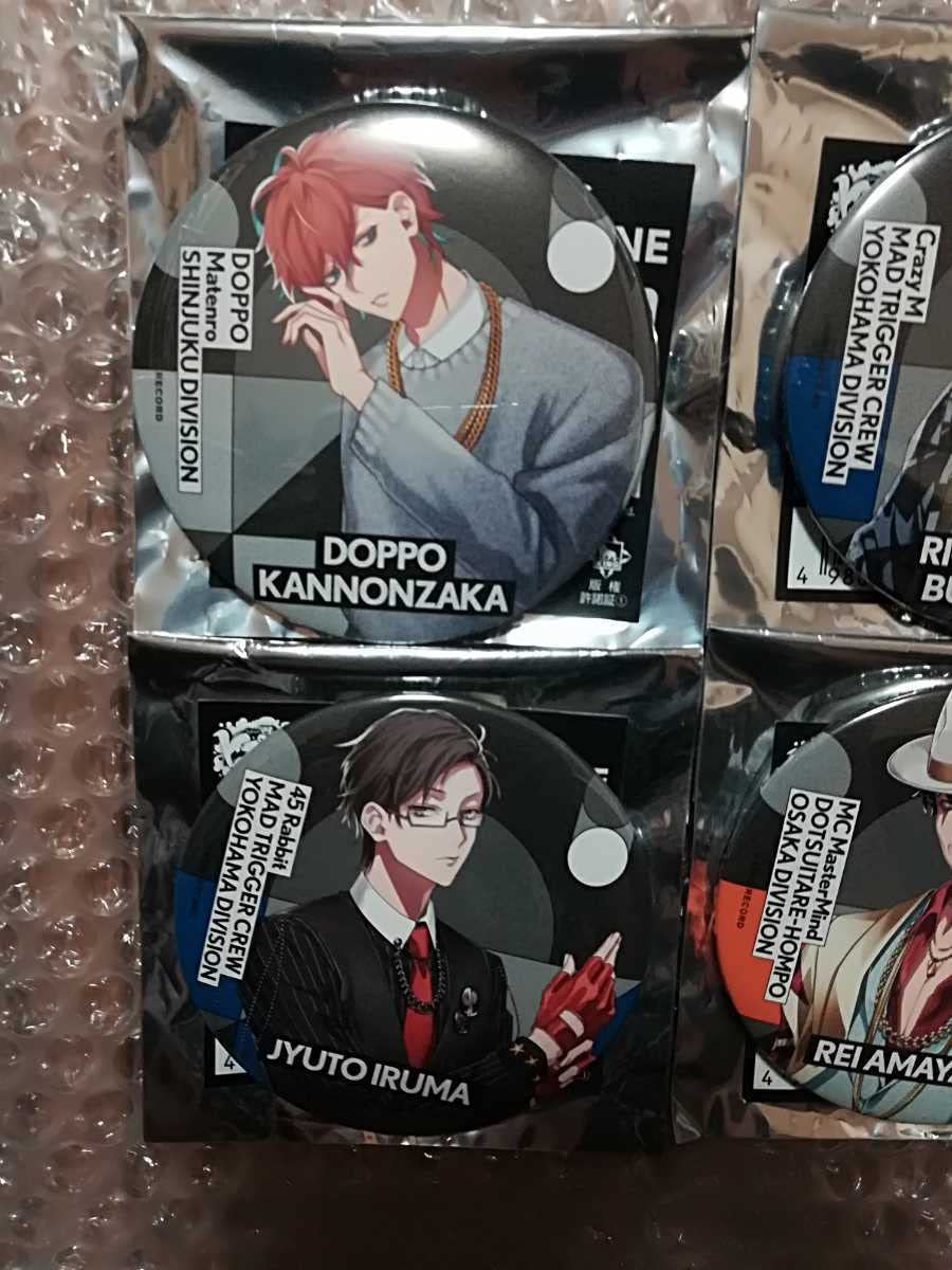 ヒプノシスマイク ヒプマイ アニメイトカフェ 初期 缶バッジ 等身 銃兎