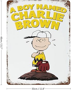 Amazon.co.jp: スヌーピー チャーリーブラウン 金属ポスター
