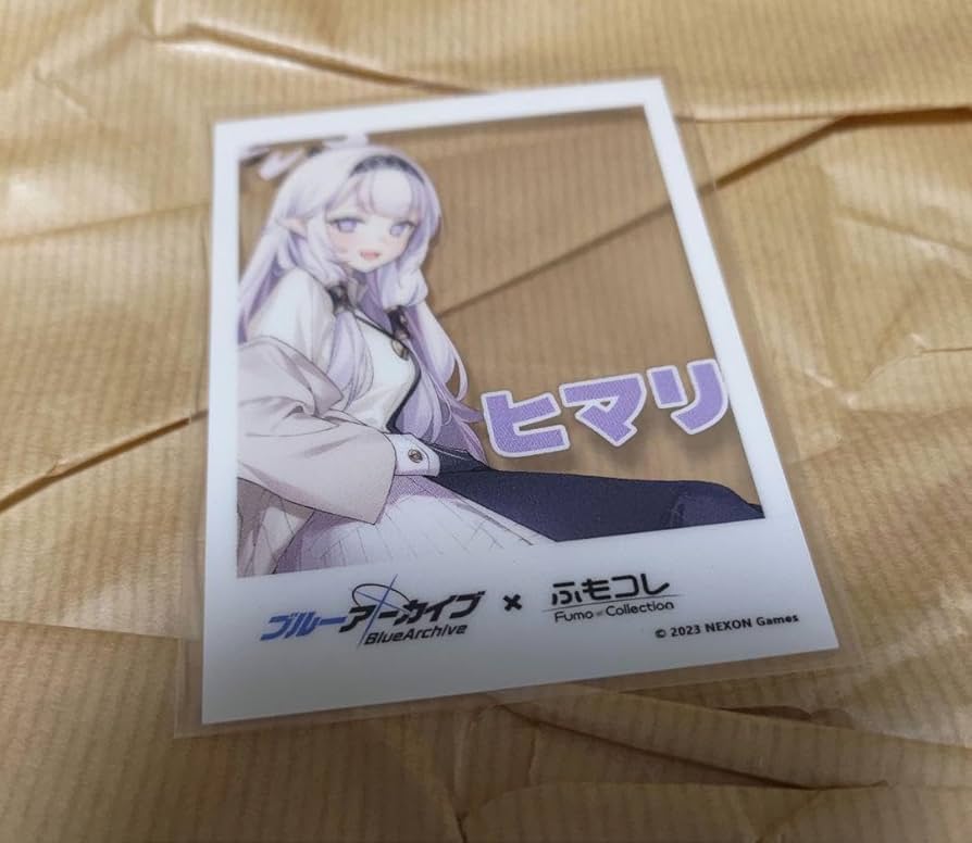 ふもコレ ブルーアーカイブ チェキ風クリアカード 全種 ブルー