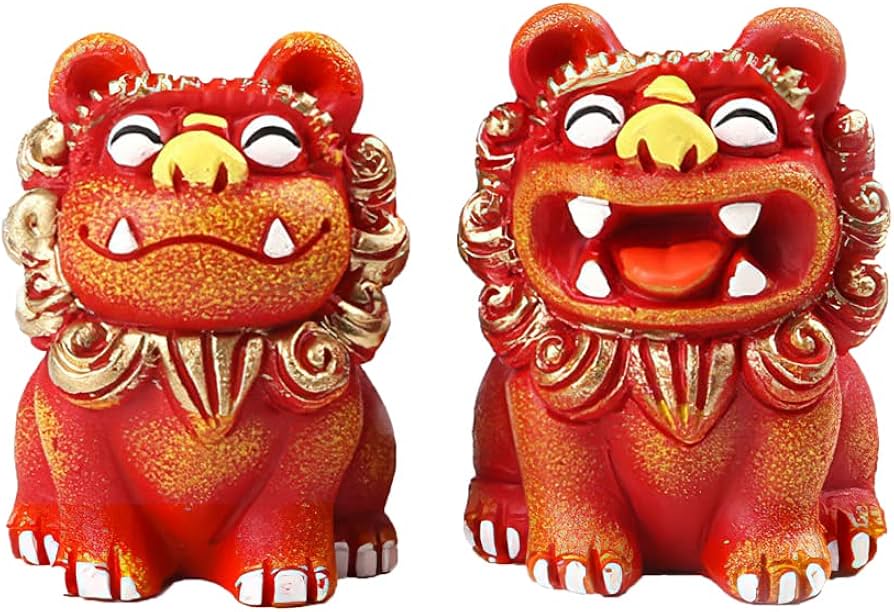 シーサー 獅子 陶器 オブジェ 置物 インテリア 工芸品 美術品 獅子