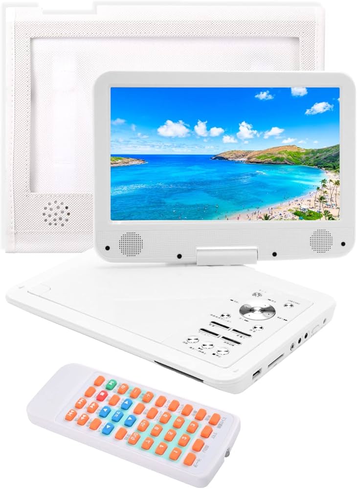 Amazon | ホビナビ ポータブルDVDプレーヤー 12.5型 車載ホルダー付き