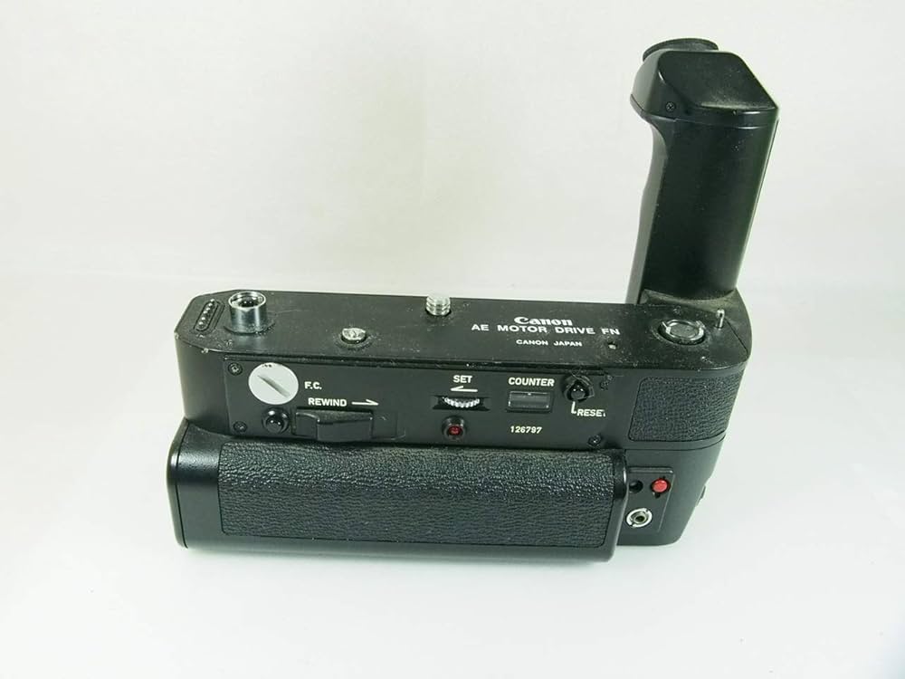 □ 美品 □キャノン Canon New F-1＋AEモータードライブFN .co