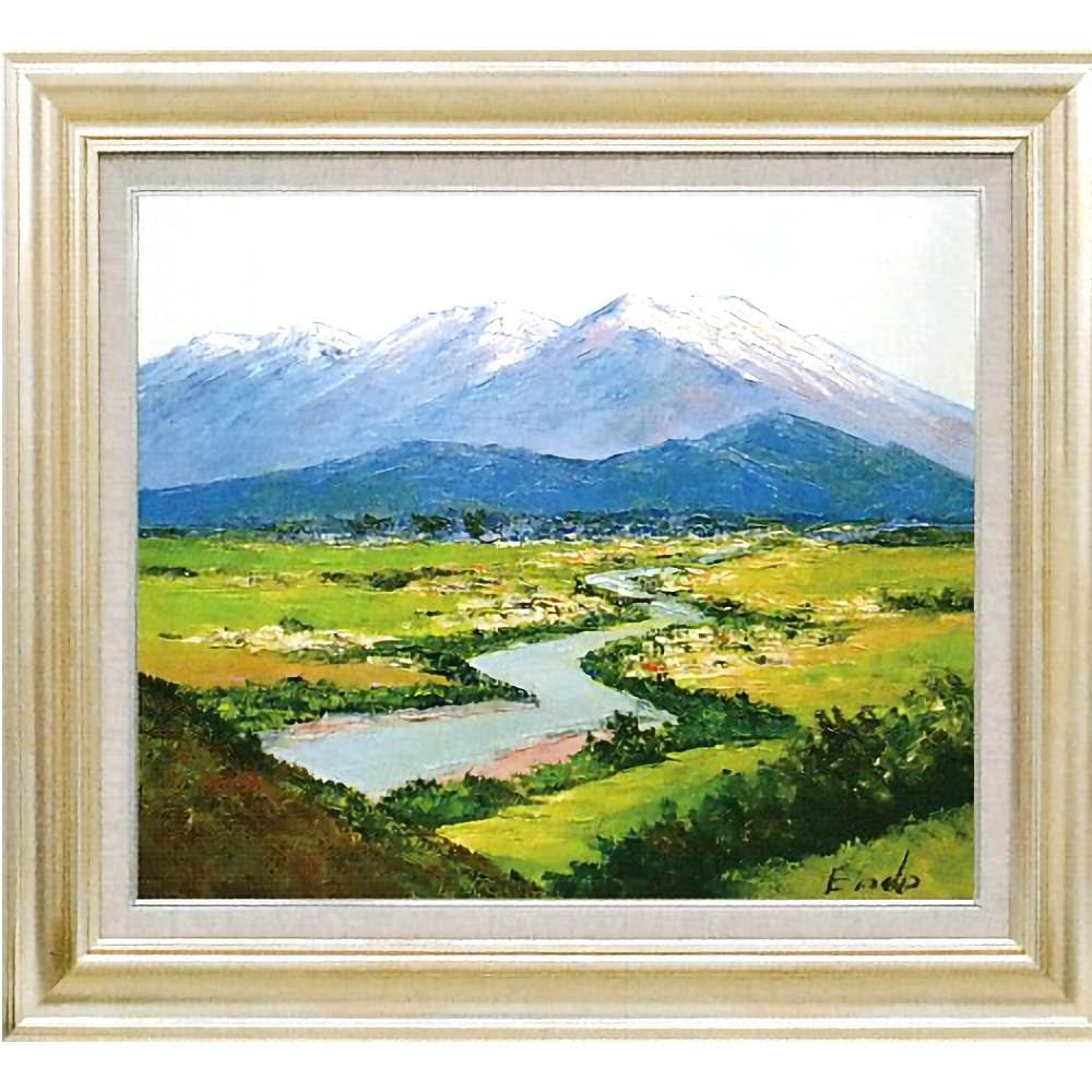 油絵（アイランドの風景画 ） F20号 727mm x 606mm