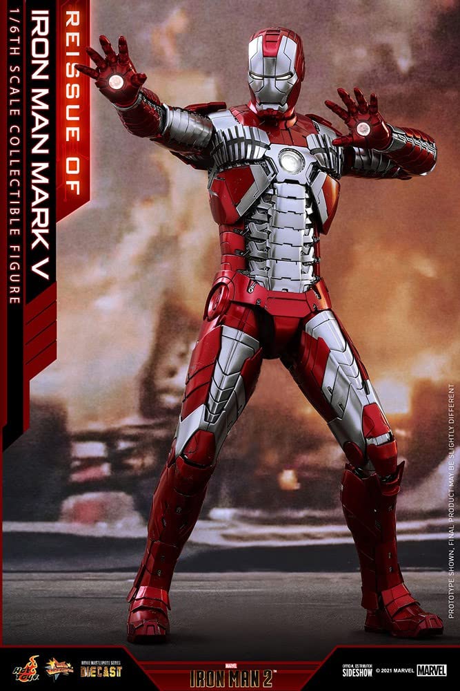Amazon.com: Hot Toys 1:6 Iron Man Mark V - MMS Diecast : Toys & Games