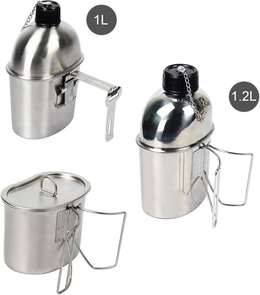 ヴィンテージ U.S.ミリタリー キャンティーン 注文 セット / 水筒 米軍