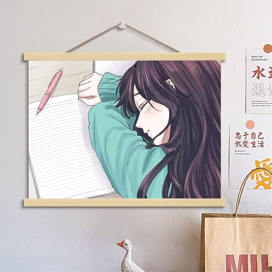 Amazon.co.jp: 薫る花は凛と咲く アートポスター 壁掛け 写真背景