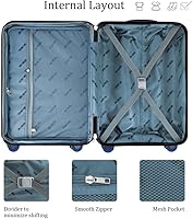 Amazon.com | New York XPress 3 Piece Luggage Sets（20/24/28in