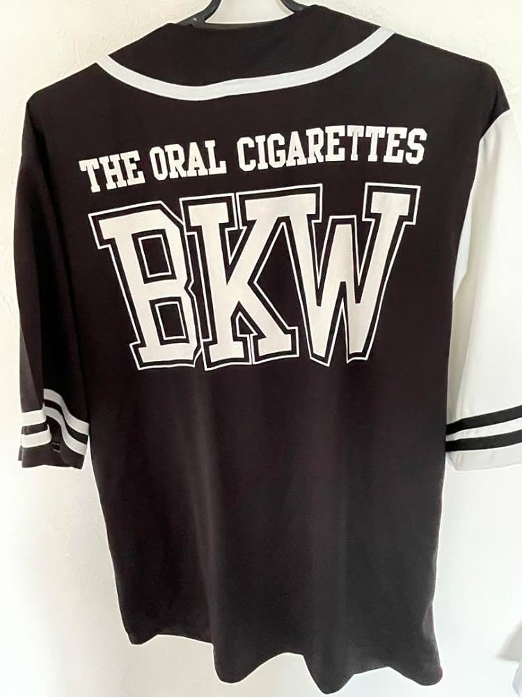 Amazon.co.jp: THE THE ORAL CIGARETTES ベースボールtシャツ BKW M