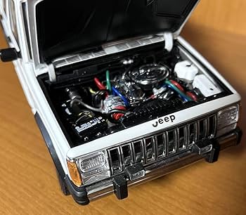 Amazon | ジープ チェロキー XJ / 7MX 前期型 1/18 白 | ミニカー