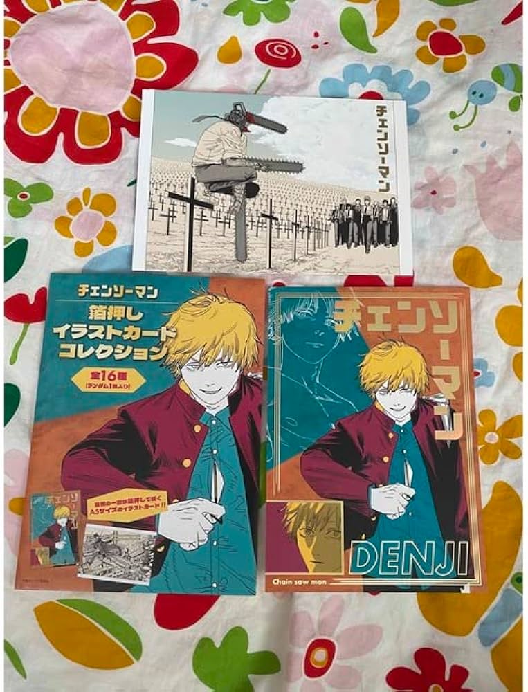 レア】チェンソーマン イラストカードコレクション 原作柄 デンジ