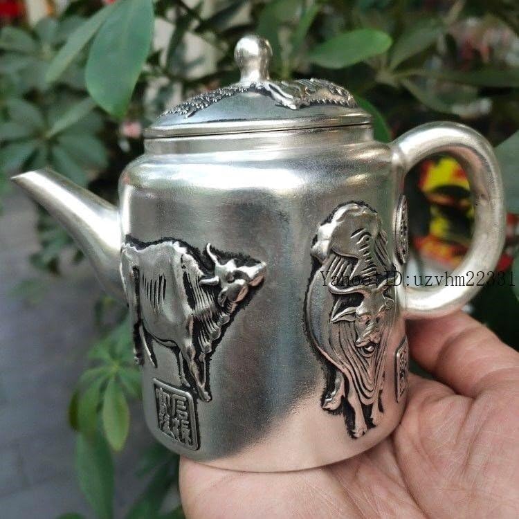 銅製 牛壷 茶道 置物 茶道具 香道具 装飾品 工芸品 美術品 銅製 五