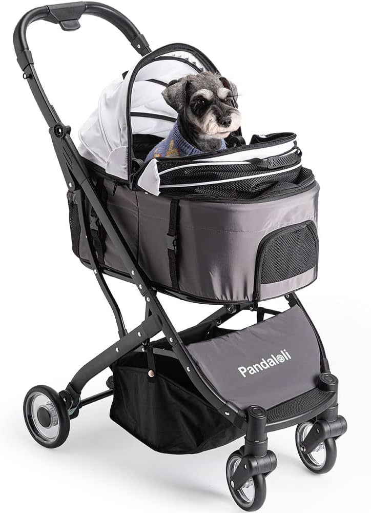 Amazon | Pandaloli ペットカート ベビーカー 犬 バギー:小型犬 中型犬