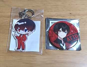 あっとくん私服 武道館ビジュ 缶バッジ あっとくん AMPTAK×COLORS 缶