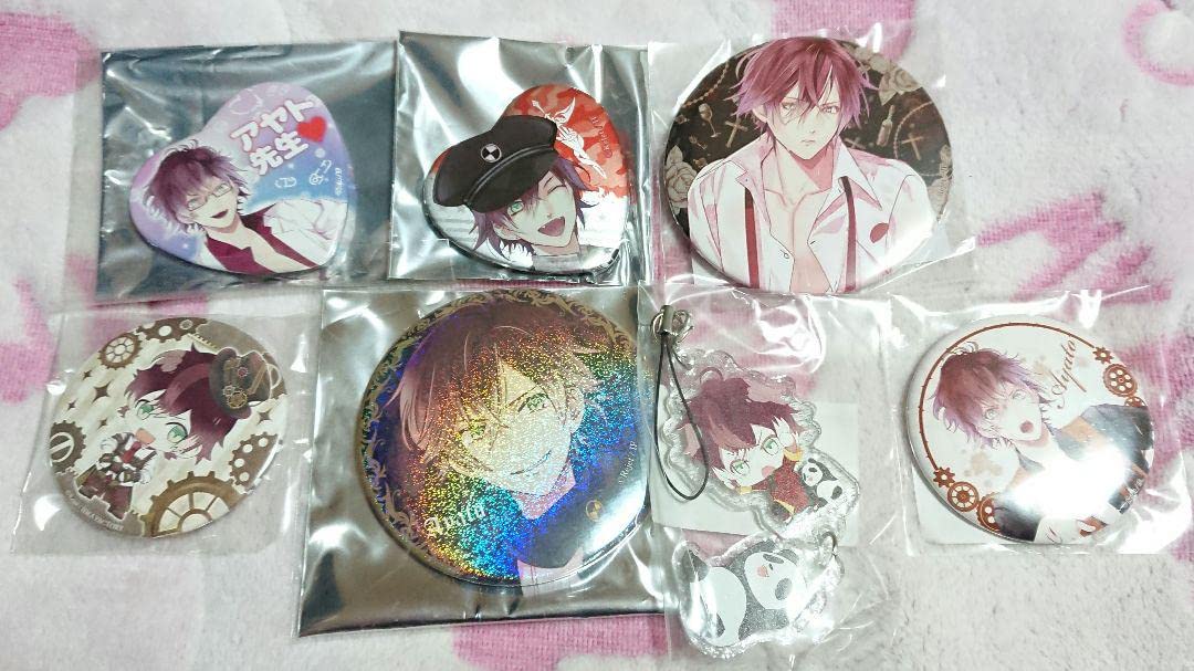 ディアラバアヤト缶バッジセット DIABOLIK LOVERS 逆巻アヤト グッズ