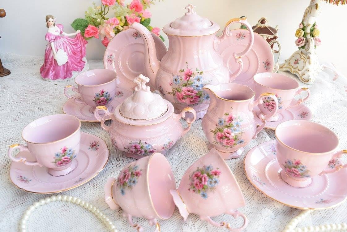 オールドノリタケ パンジー紋 ティーカップ2組 ビオラ 三つ脚 猫足