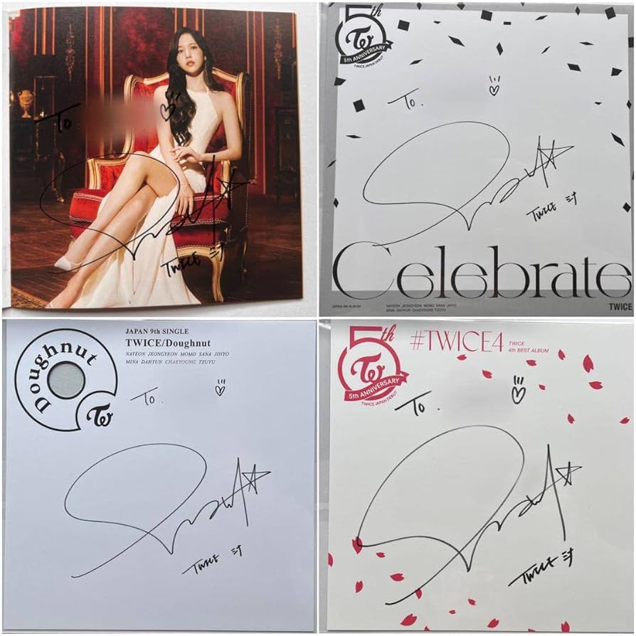 TWICE Hare Hare ミナ サイン twice harehare サイン会 ミナ TWICE