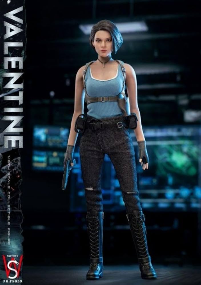 Amazon.co.jp: 16 ジル・バレンタイン アクションフィギュア 眼球可動