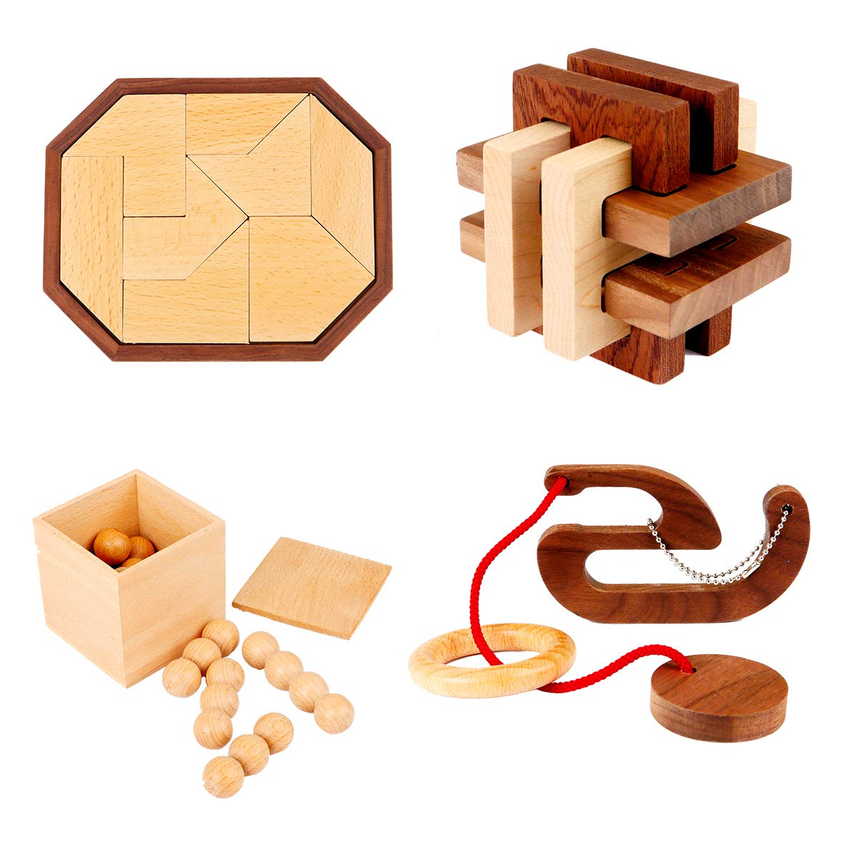 Amazon.co.jp: ユーキャン パズルで脳トレーニング オリジナル木製