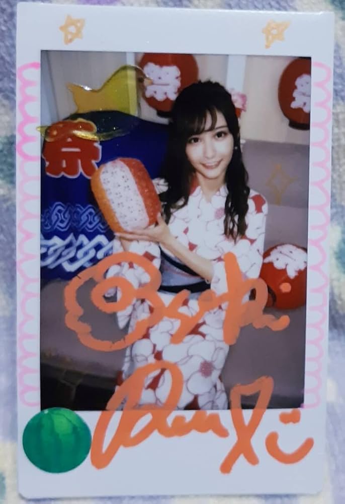 Amazon.co.jp: デコ付き 花咲れあ 直筆サイン入りチェキ ⑦ : おもちゃ