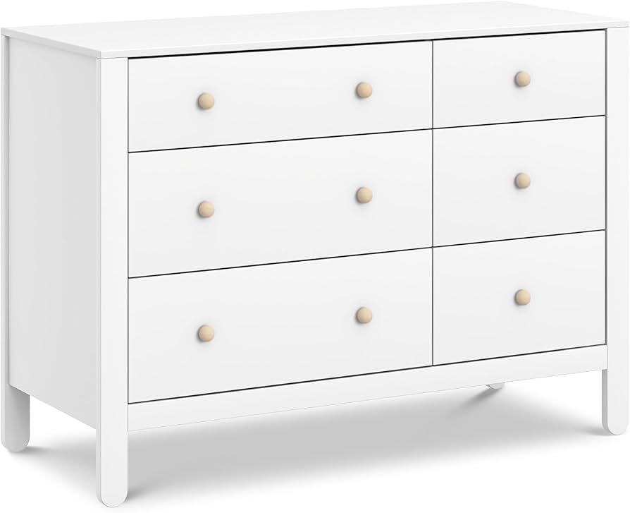 Amazon.com : Carter's by Davinci Marisol 6-Drawer Dresser in White