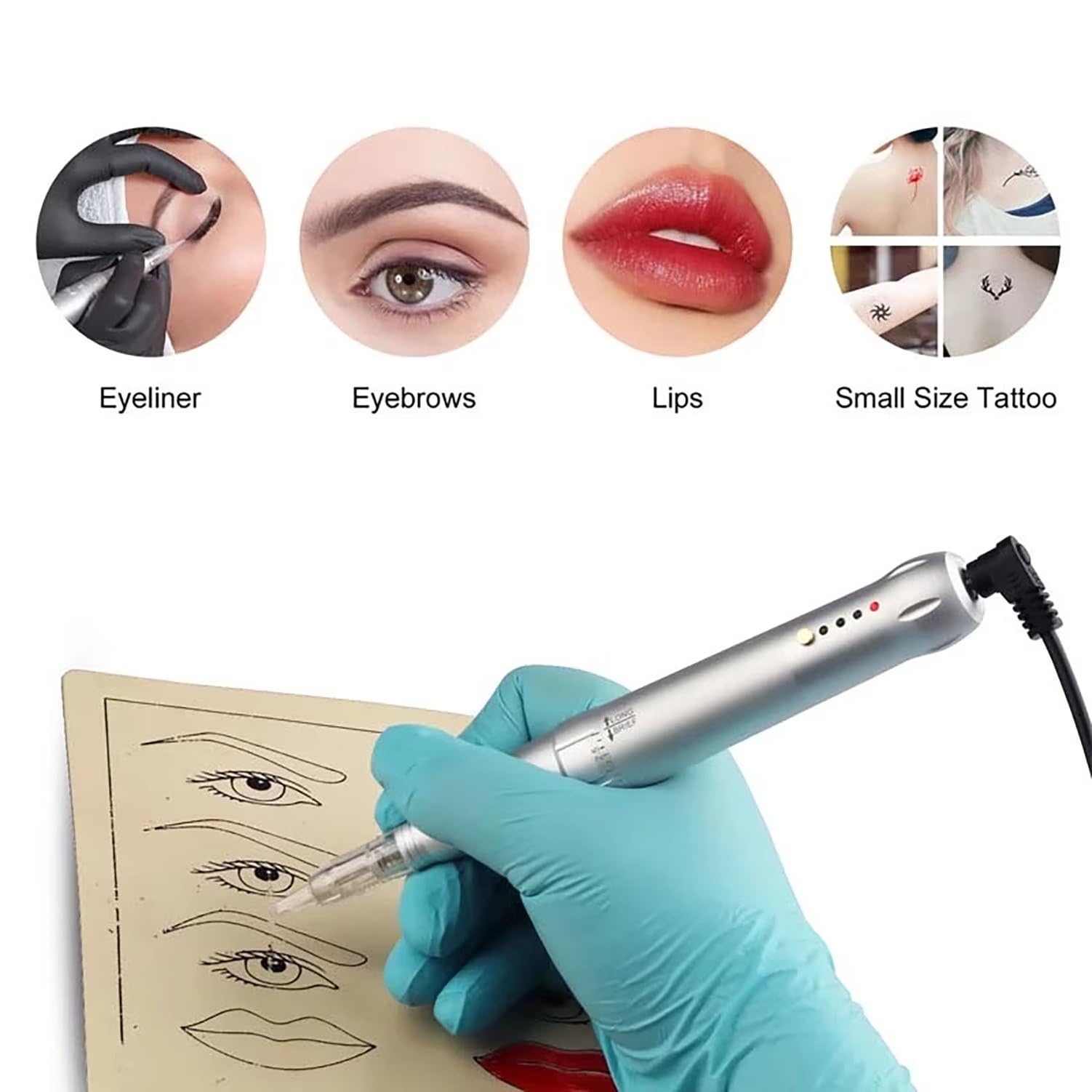 Amazon | アートメイク マシン タトゥーペンキット タトゥー眉毛マシン