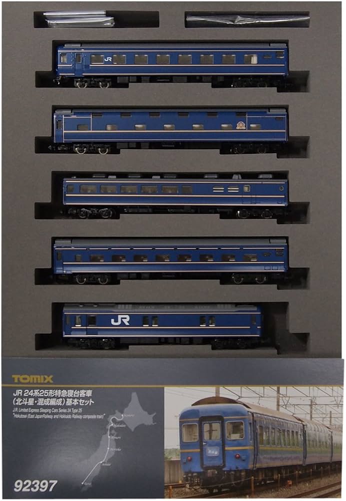 Amazon | TOMIX Nゲージ 24系 25形 特急寝台 北斗星 混成編成 基本5両