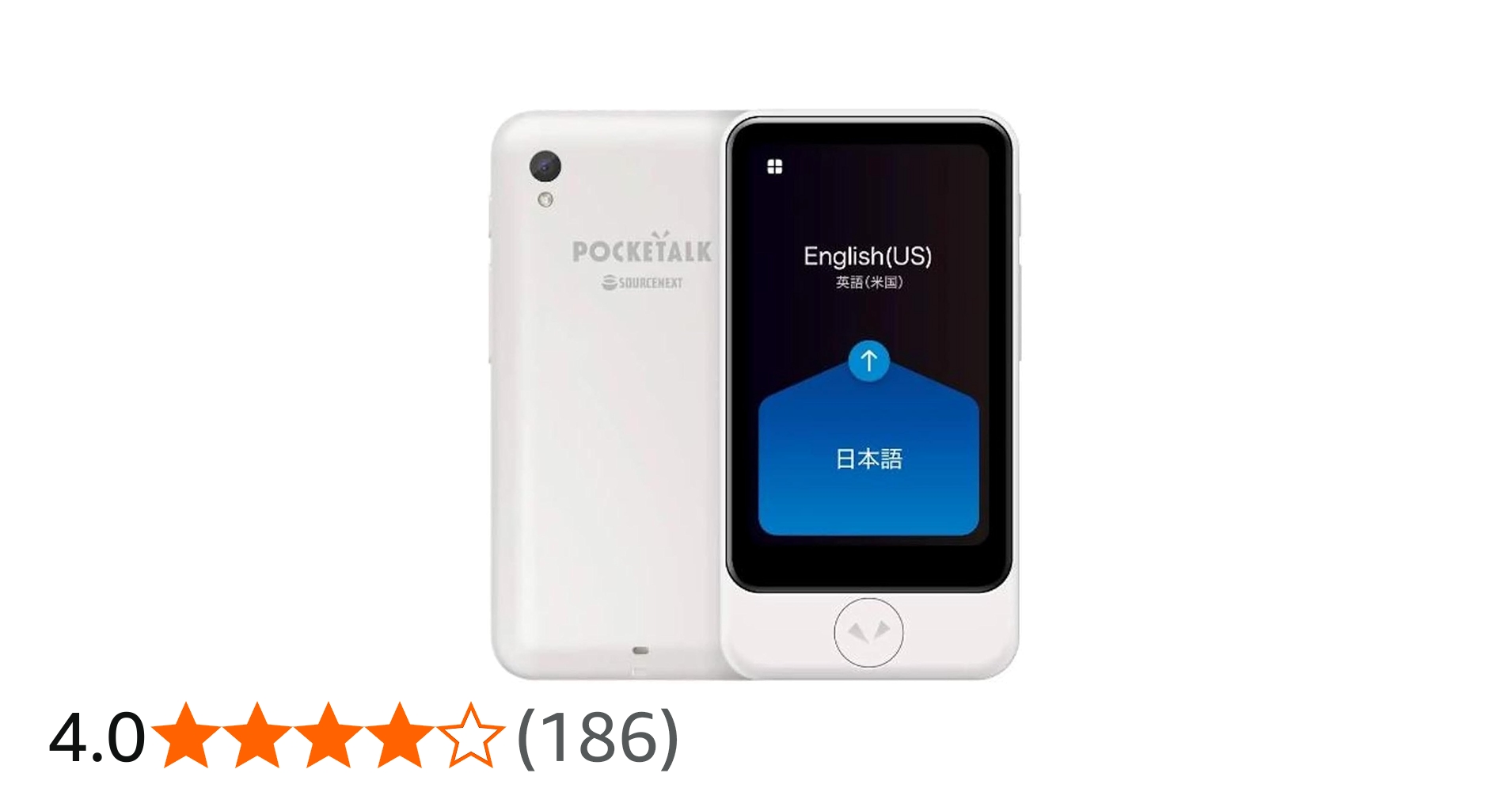 Pocketalk Plus -Real Time, Two-Way Voice & Camera 84+ Language