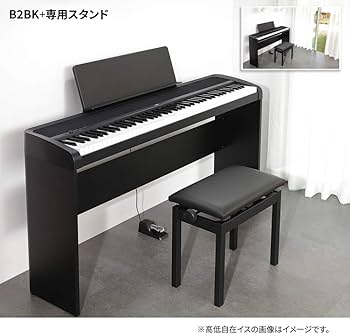 Amazon | KORG B2 BK ブラック 専用スタンドセット 電子ピアノ 88鍵盤