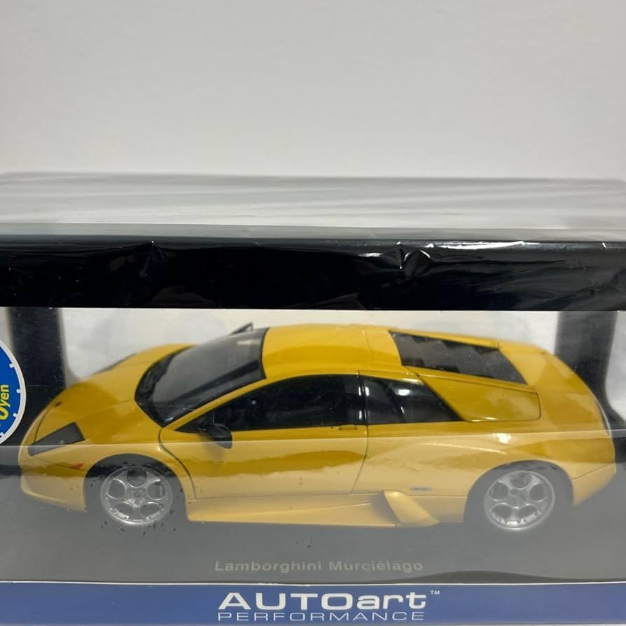 Amazon | AUTOart 1/18 Lamborghini Murcielago 2001 Metallic Yellow
