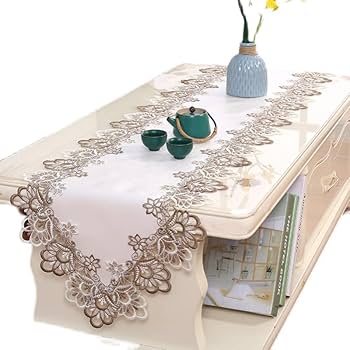 Amazon｜ダイニングテーブル用テーブルランナー， ベージュ