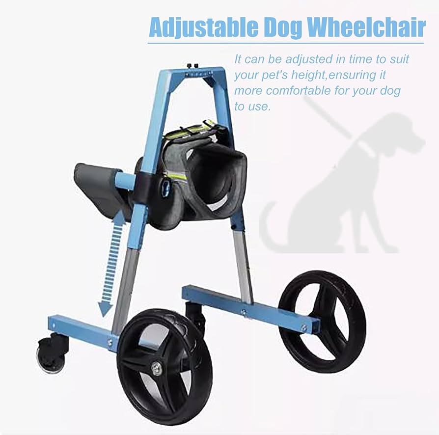 Amazon.co.jp: 犬 車椅子 前足をサポートする4輪犬用車椅子、 前足負傷
