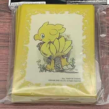 FF チョコボ スリーブ 未使用品 75枚 チョコボのクリスタルハント FF