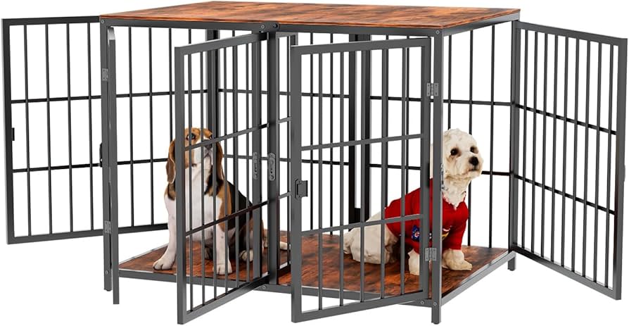 Amazon.co.jp: BingoPaw 大型犬 ケージ 犬のケージ 大きい 中型犬 屋根