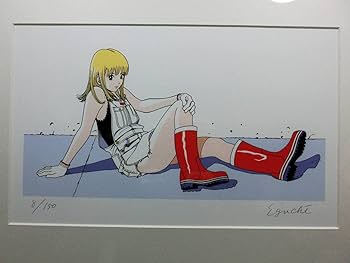 ☆ 江口寿史版画 ストップ!!ひばりくん！ 直筆サイン入り ☆ Yahoo