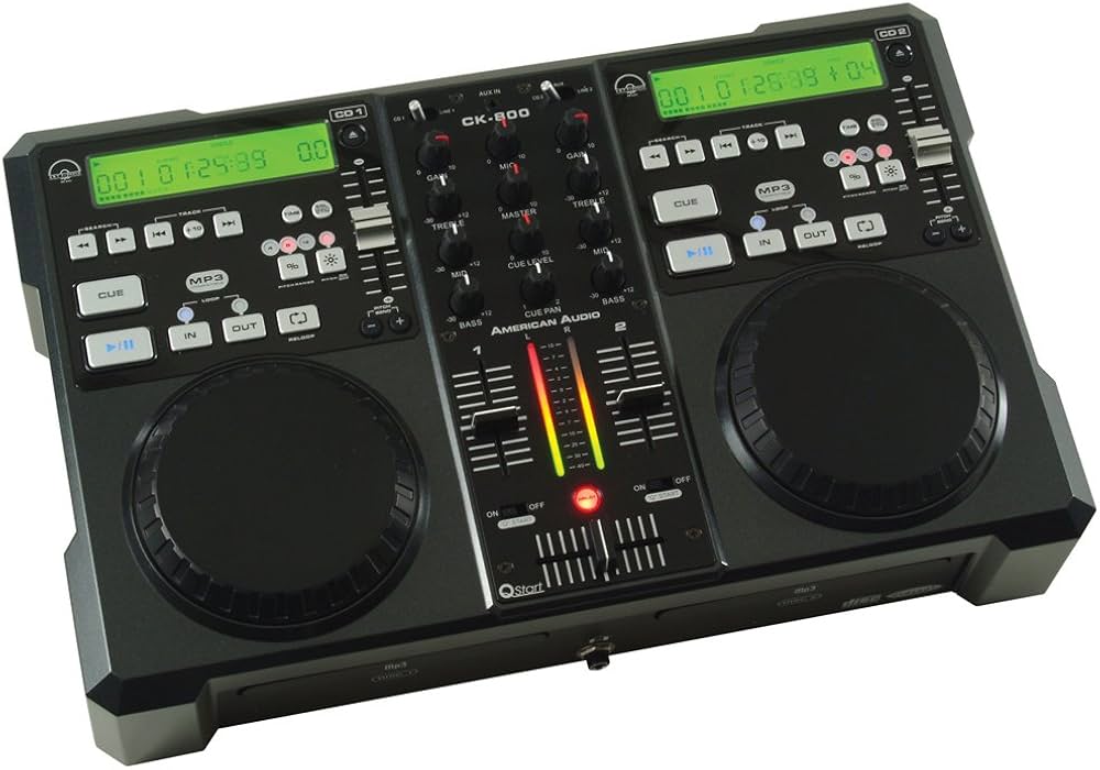 American Audio CK-1000MP3 Dual CD / MP3 Player with Mixer In One