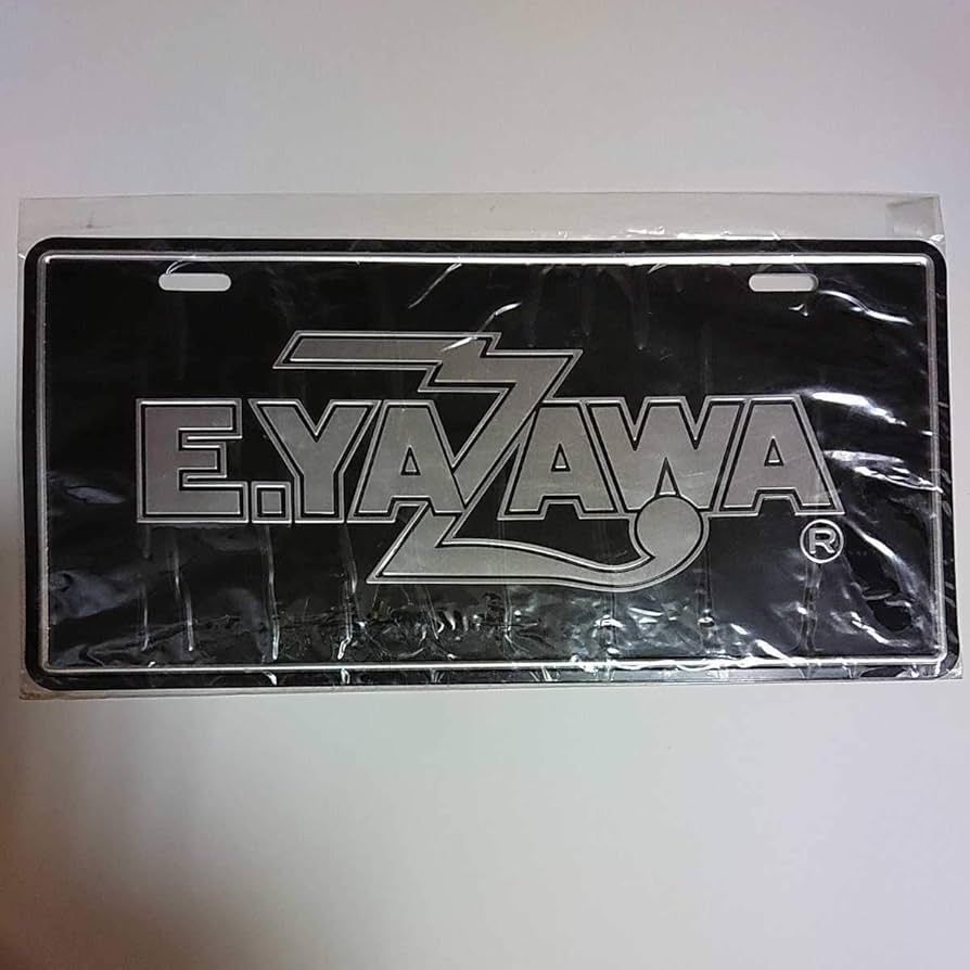 E.YAZAWA パーカー(ロゴ星) ブラック/シルバー L E.YAZAWA パーカー