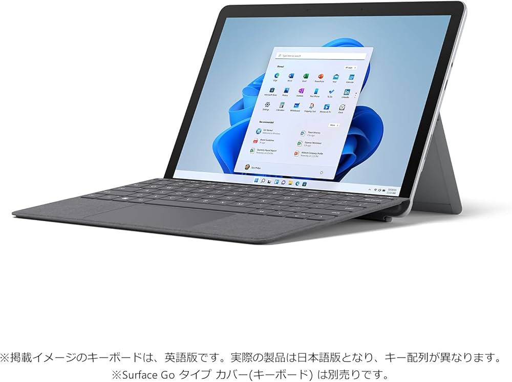 美品バッテリー良好 Surface Go 3 8GB 128GB キーボード付 Amazon.co
