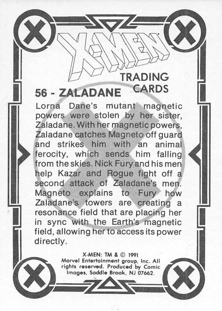 1991 Comic Images Marvel X-Men NonSport Standard Sized Trading