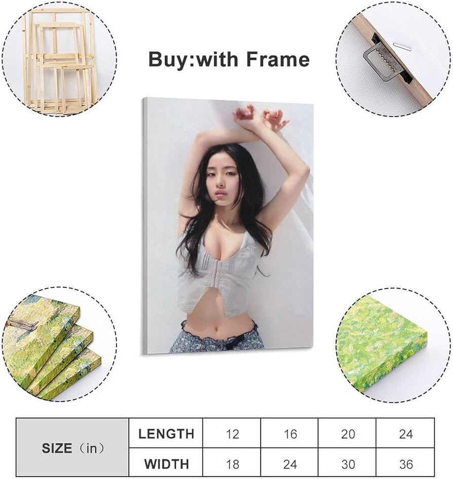 Amazon.co.jp: 石原さとみポスター壁飾りかわいいセクシーアートパネル