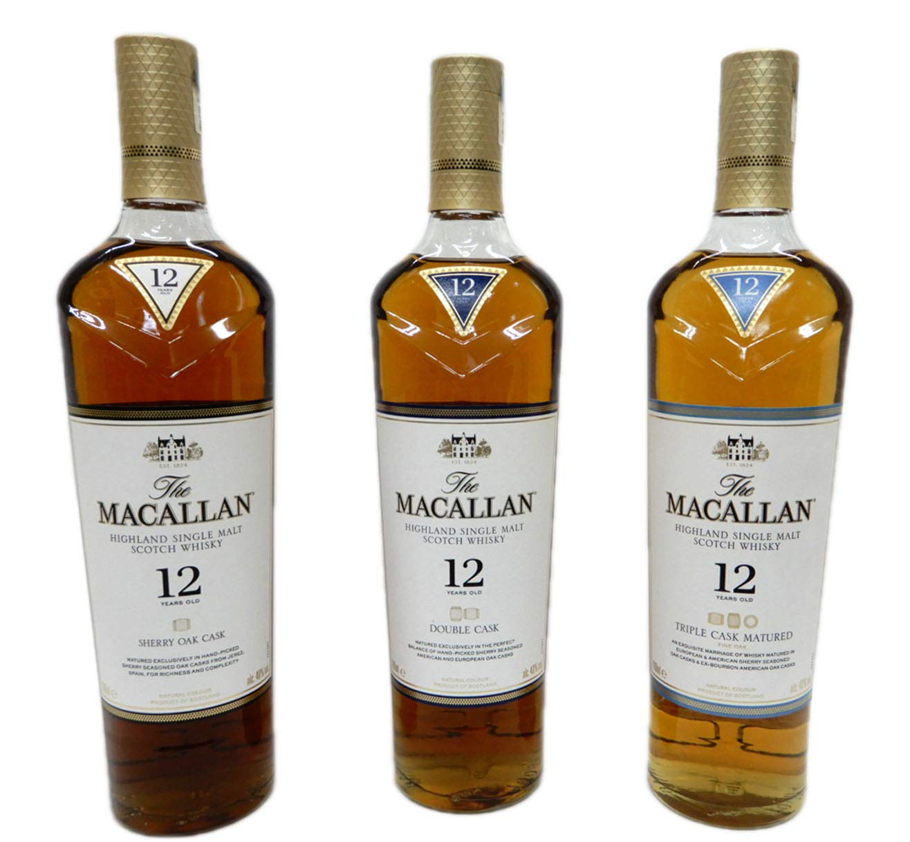 The Macallan 12年 シェリーオーク & ダブルカスク 2本セット Amazon