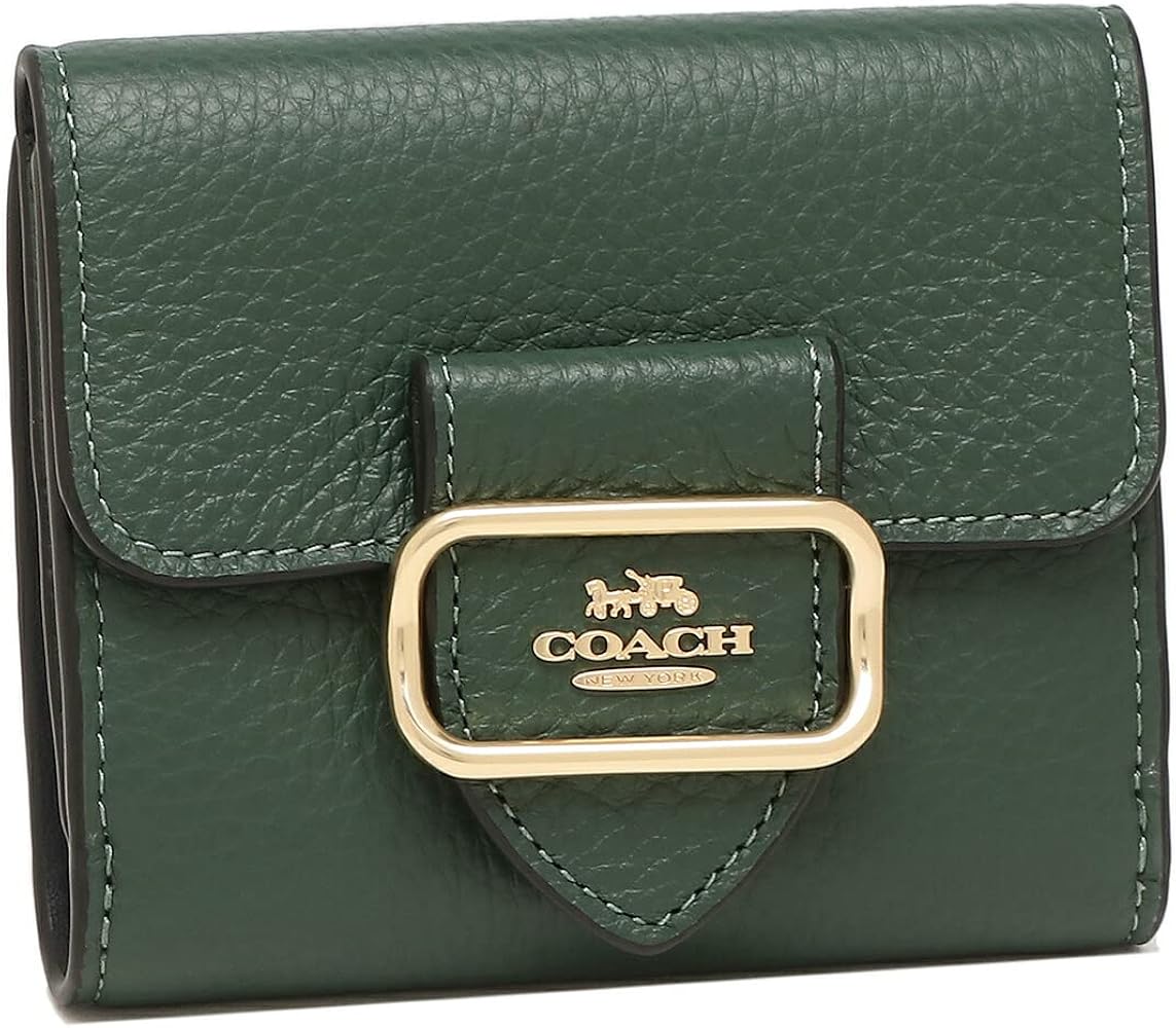 Amazon | [コーチ] アウトレット 二つ折り財布 ミニ財布 グリーン