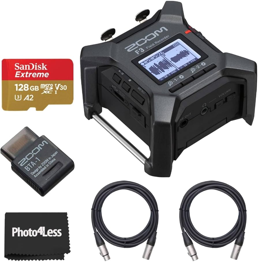 Zoom F3 フィールドレコーダー + BTA-1 セット