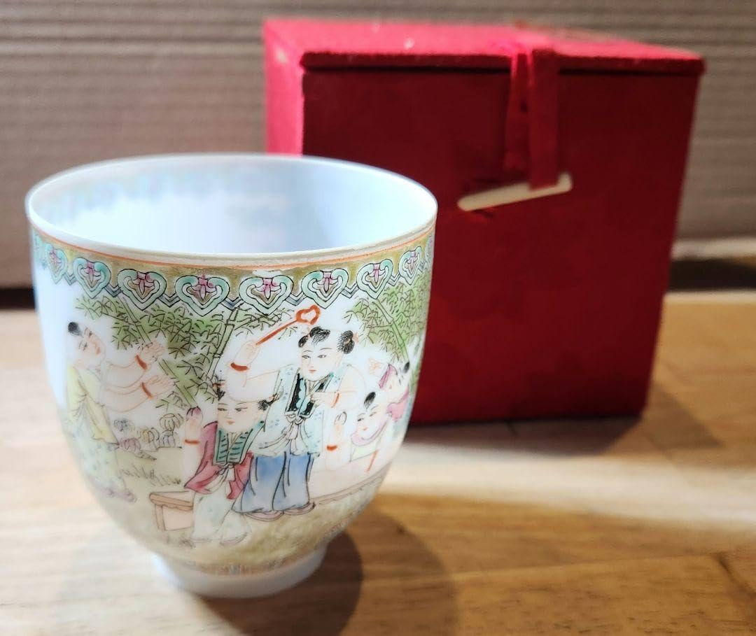 景徳鎮製】景徳鎮の伝統中国の名窯乾隆年製錦宮廷女官図極薄胎大鉢