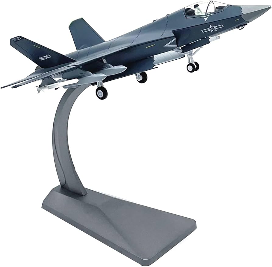 Amazon.co.jp: 1:72中国J-35戦闘機モデルシミュレーション航空機モデル